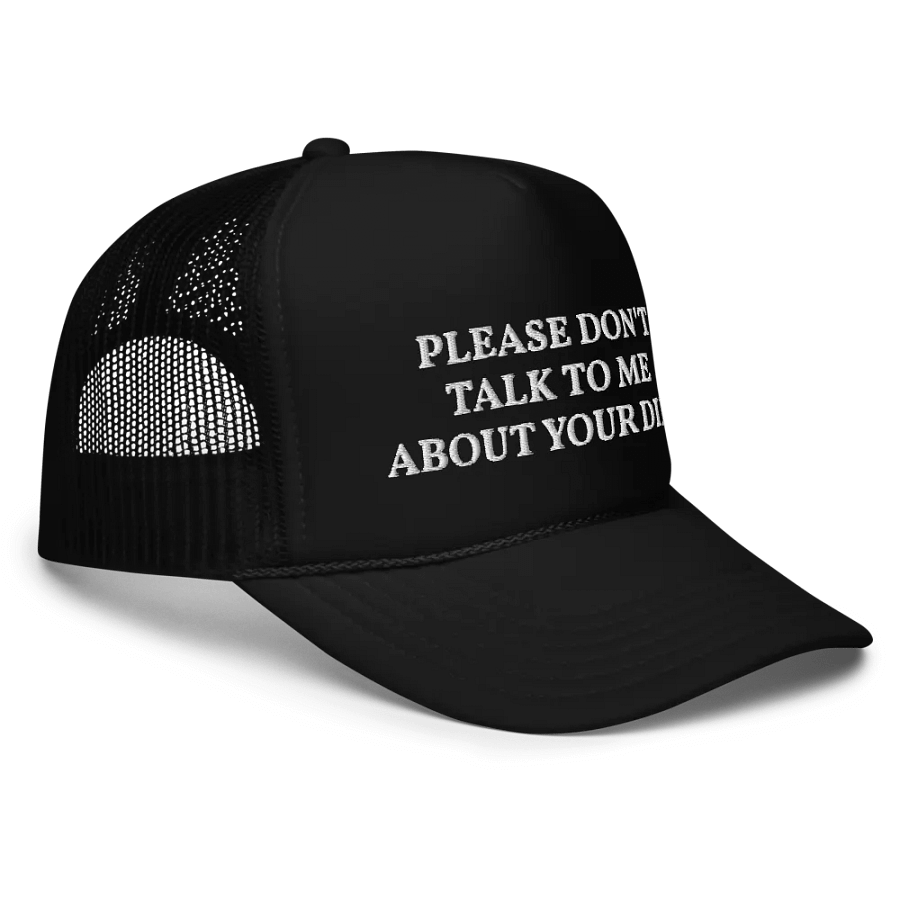 Please don't talk to me about your diet - Embroidered Trucker Cap product image (3)