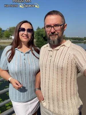 Поло в жіночому і чоловічому варіанті. В МК лани розрахунки на обидва варіанти. Придбати МК можна  за посиланням в шапці профілю. #knitting #knitt #knittok #мк #вязанняспицями 