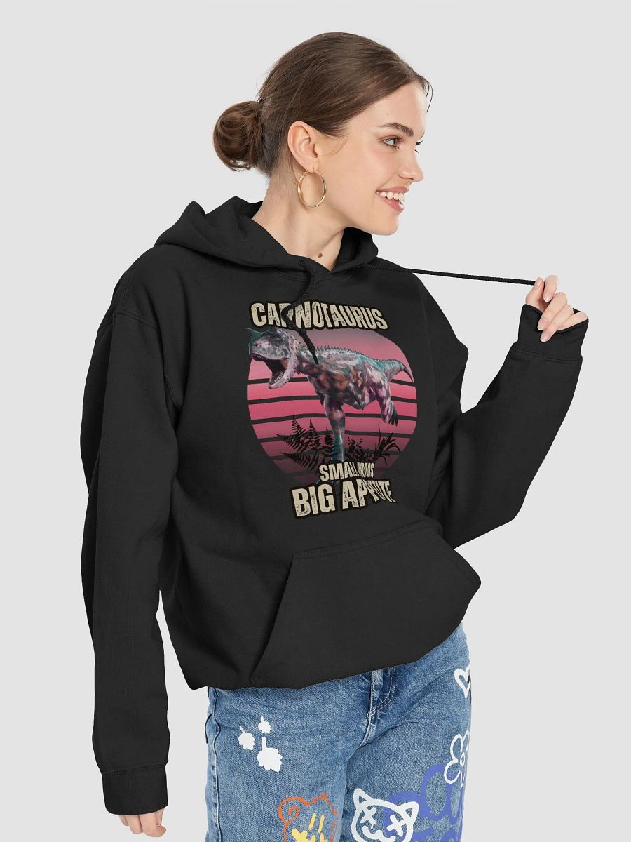 Carnotaurus - Cool Retro Dinosaur Pullover Hoodie product image (66)