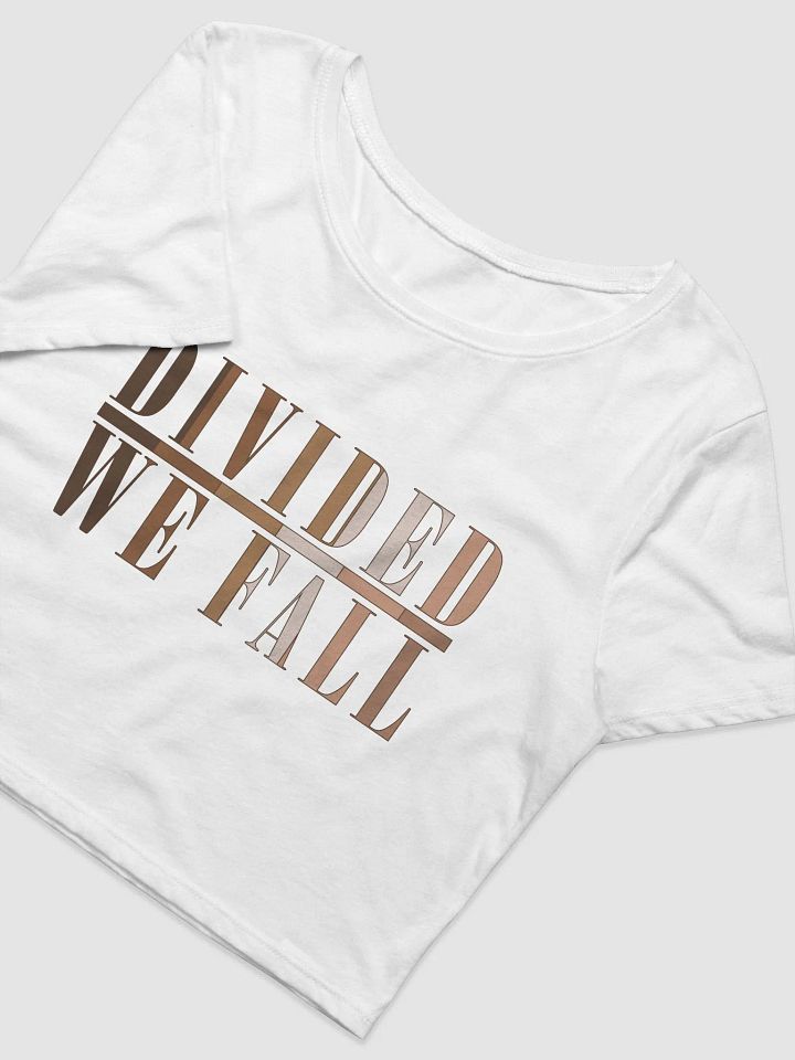 Divided We Fall - Skin Colour Two - Bella+Canvas Women's Crop Tee product image (2)