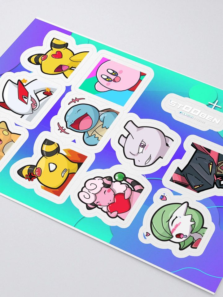 Emote Sticker Sheet! product image (2)