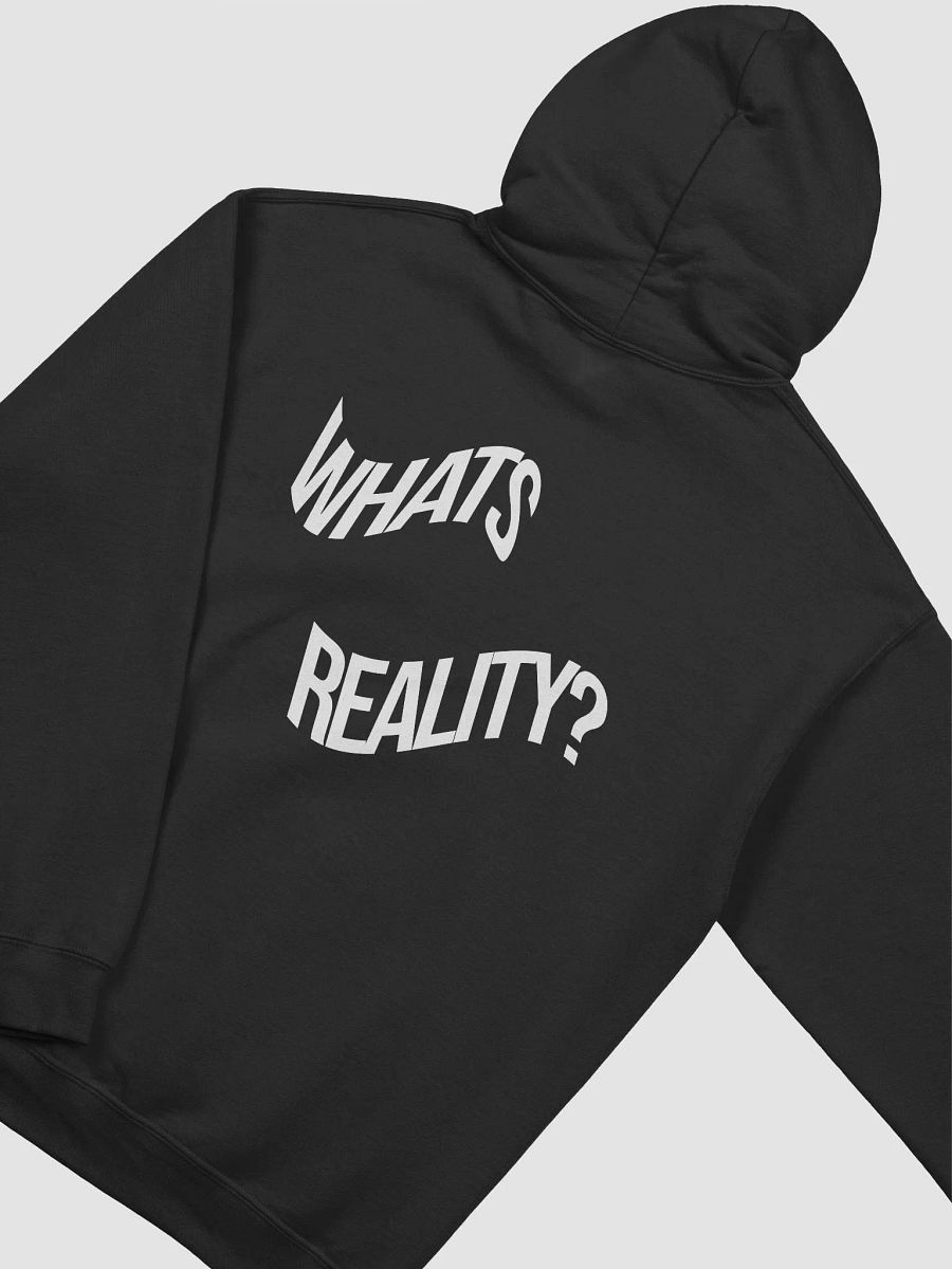 Offset Reality EST2K23 HOODIE (WHITE ON BLACK) product image (4)