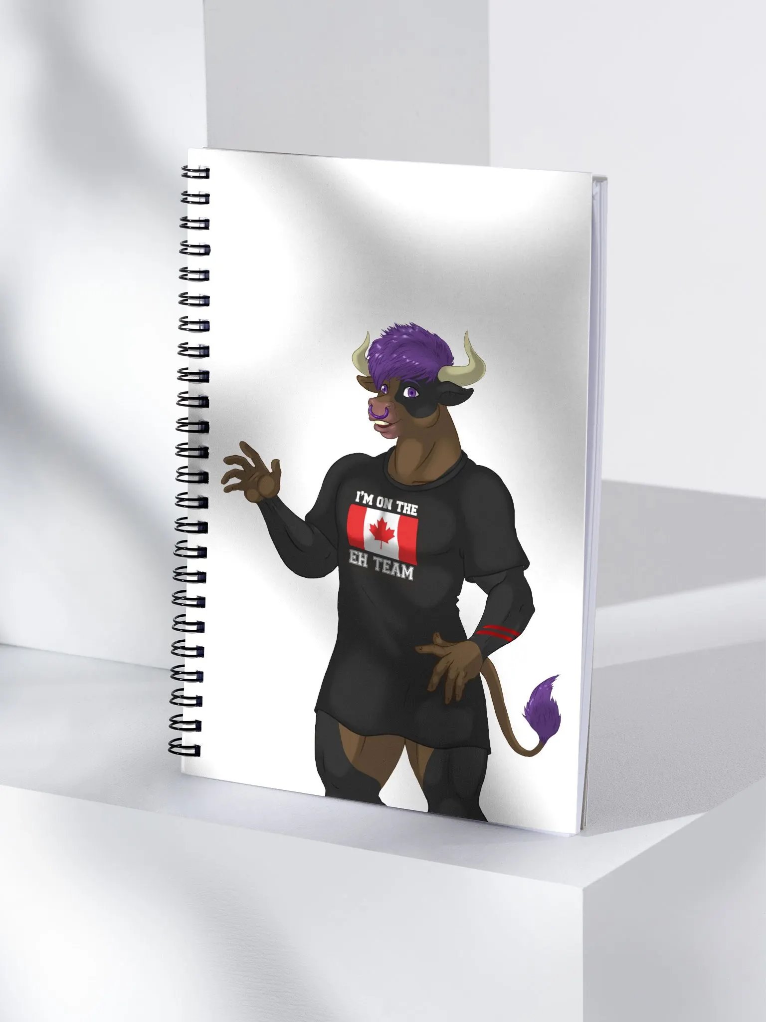 "Eh Team" Yuuma Spiral Notebook product image (4)