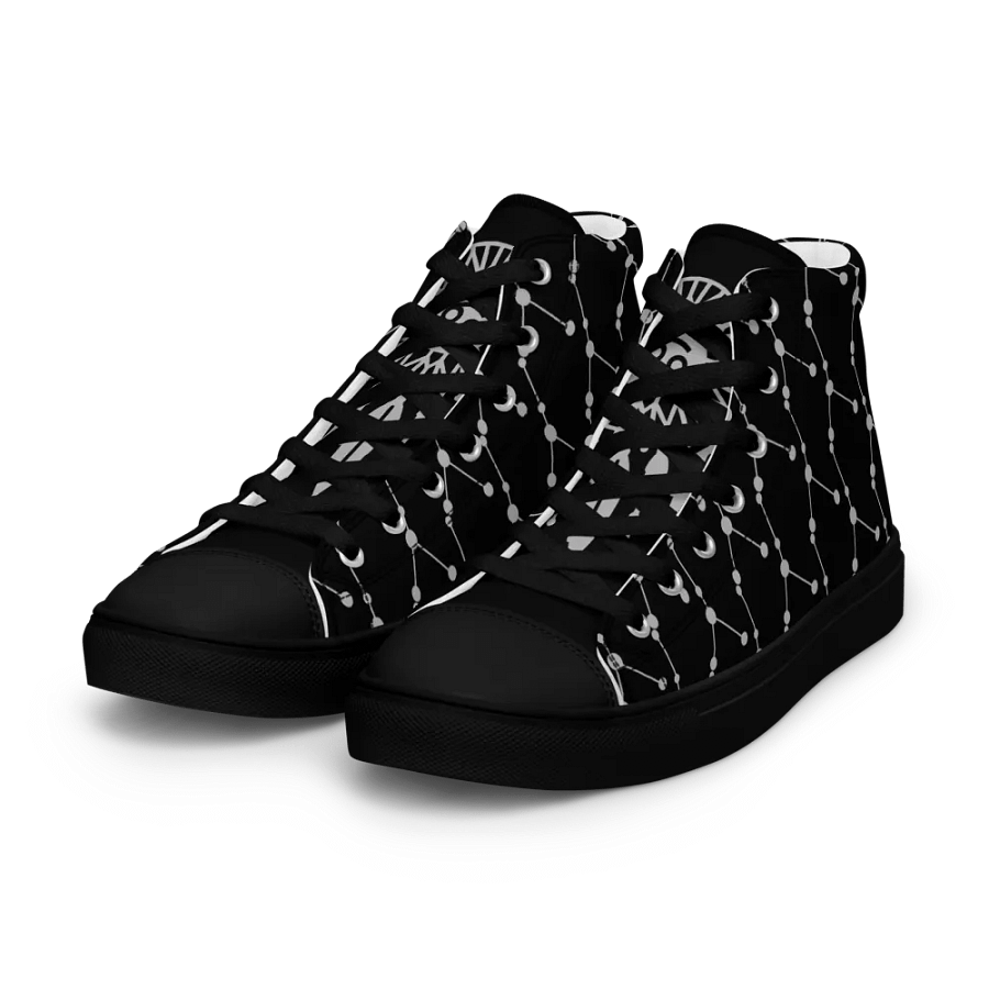 Cancer Symmetry High Top Canvas Shoes product image (15)