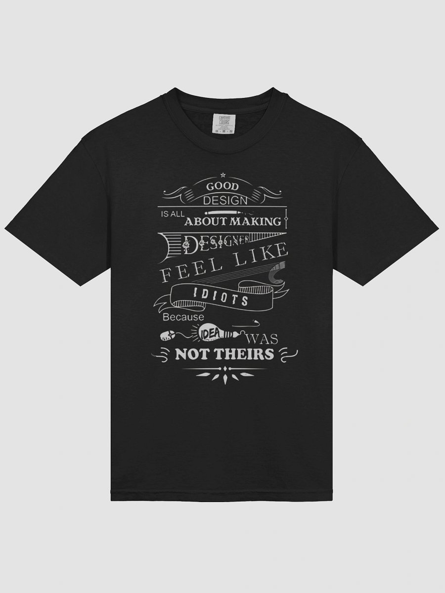 Designer's Ego Typographic T-Shirt product image (15)