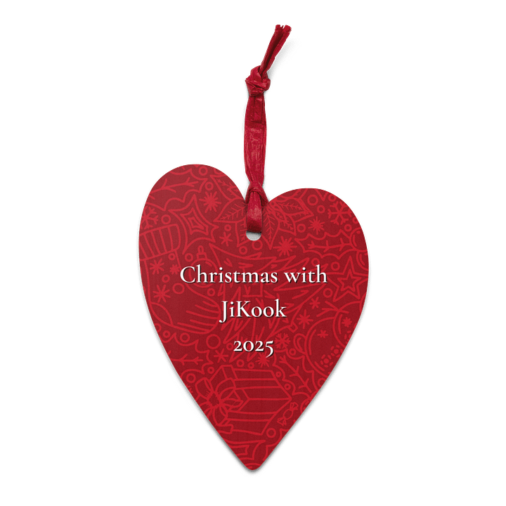 Two Stars. One Love. JiKook heart ornament product image (2)