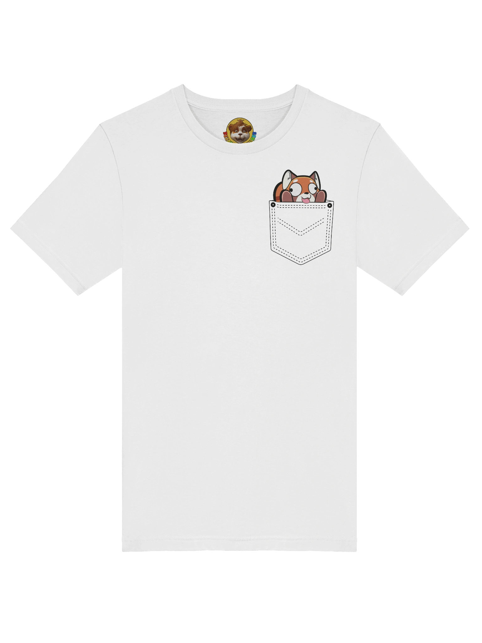 Pocket Crazy Panda T-Shirt product image (51)
