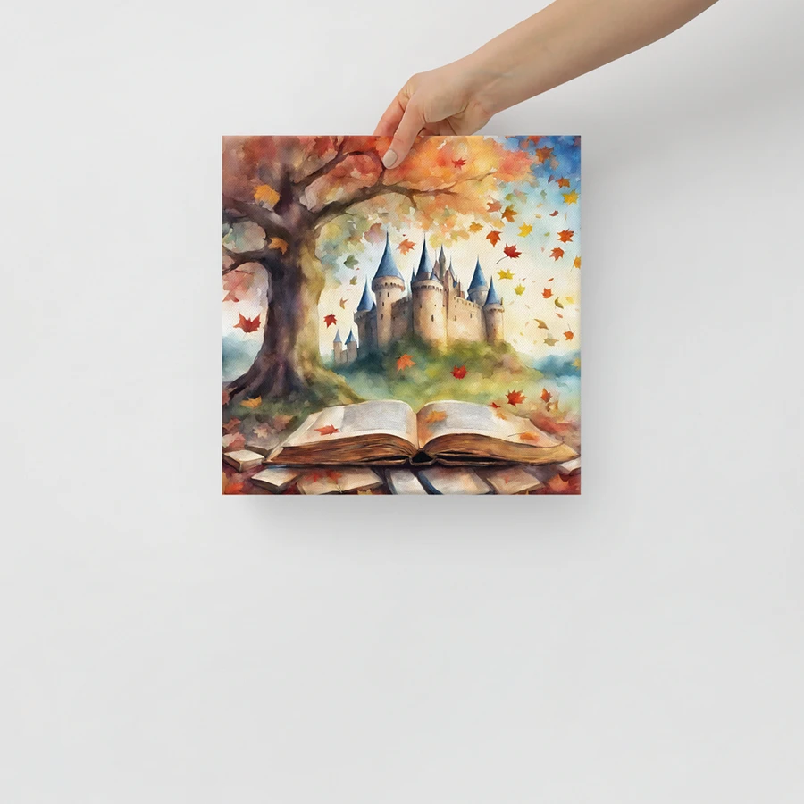 Open Book And Castle Watercolour Wall Art product image (14)