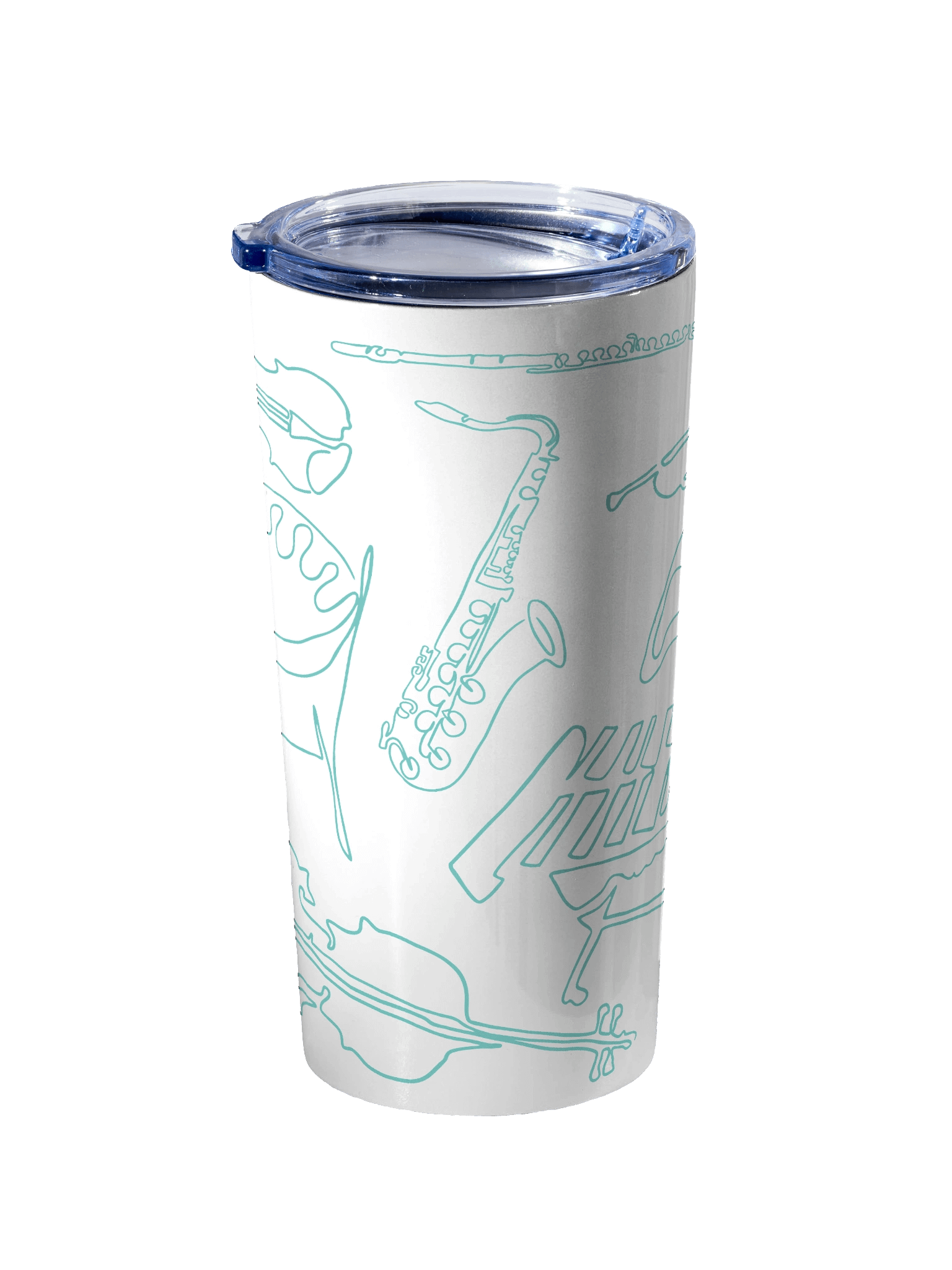 MYSO Musical Instruments 20oz Tumbler - Lt Blue Design product image (2)