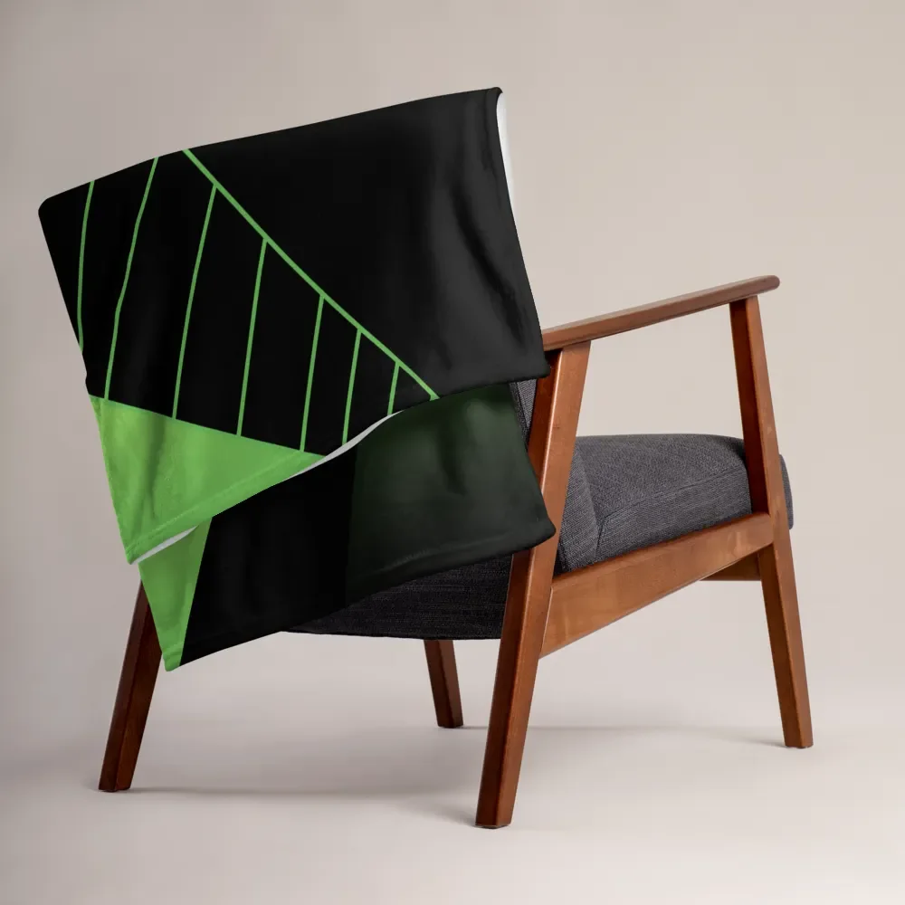 MSLA Green Throw Blanket product image (3)