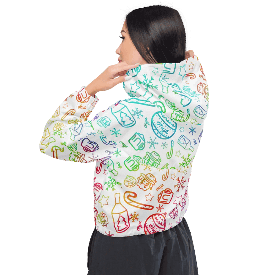 Limited Edition Christmas Rainbow Crop Windbreaker product image (3)