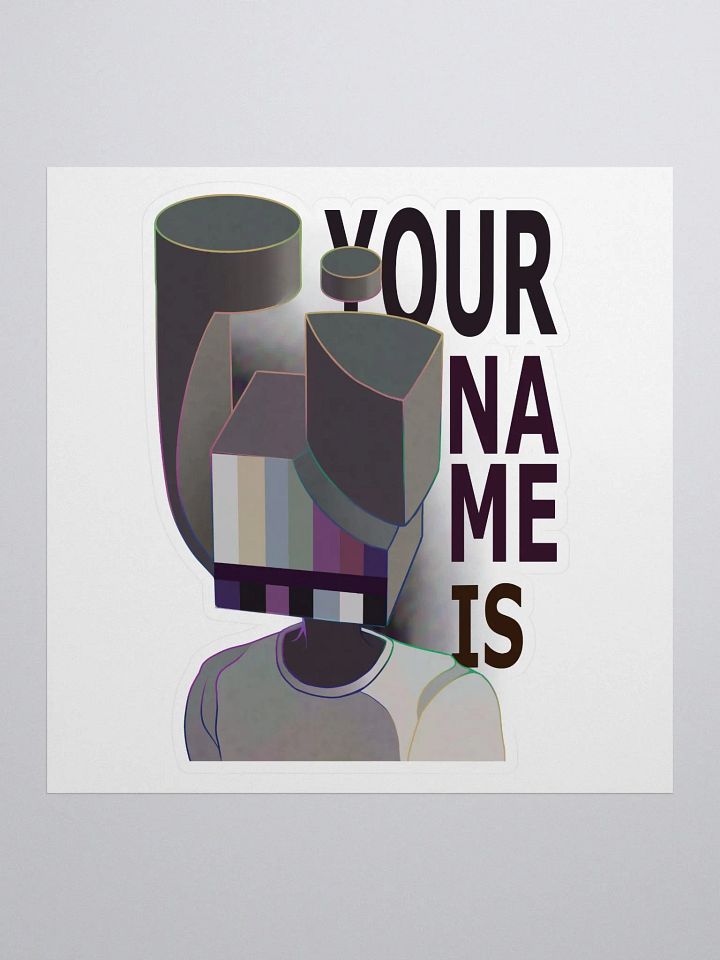 What's In His Head? Sticker product image (1)
