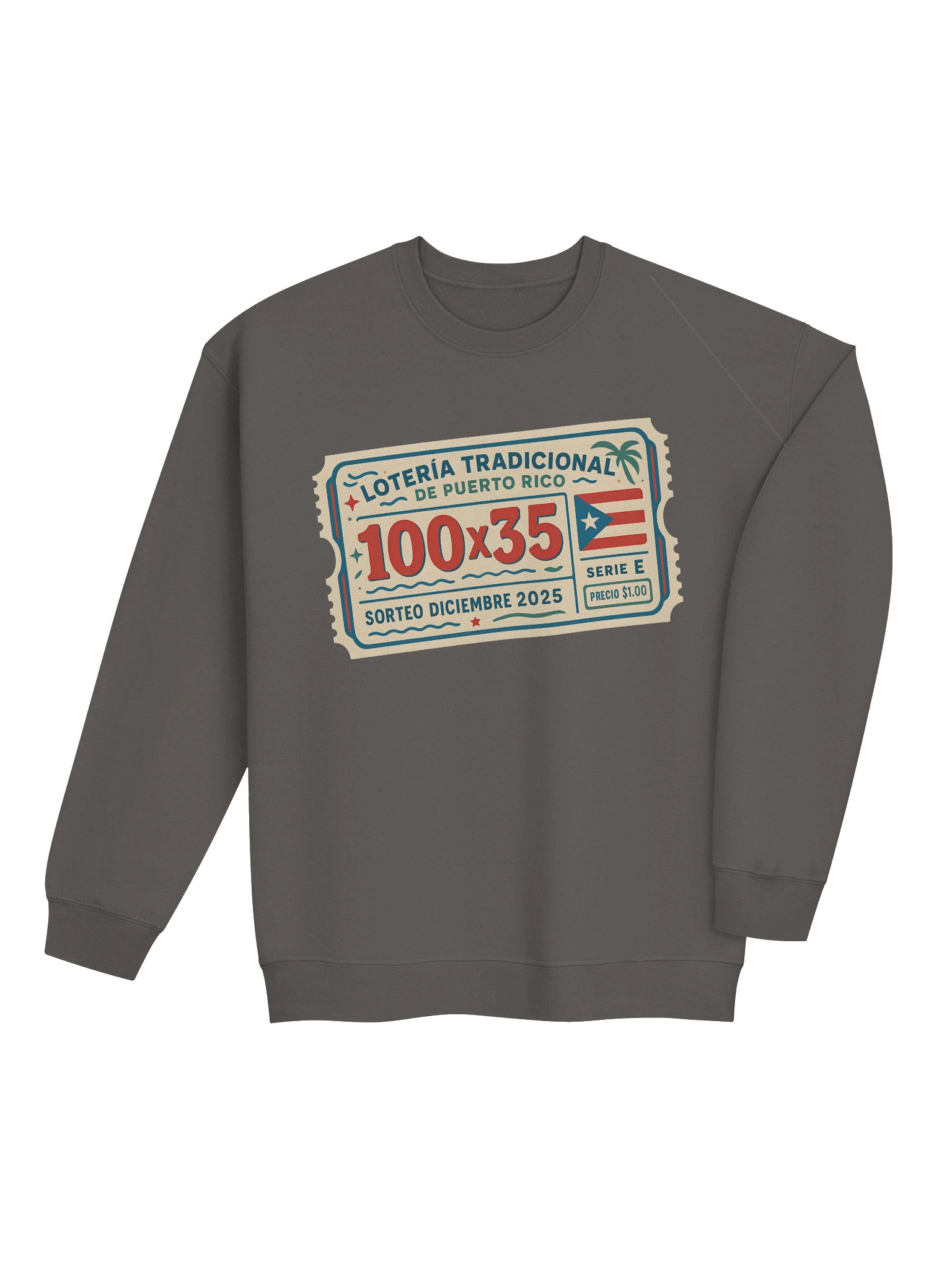 100x35 Boleto de Lotería Sweatshirt product image (6)