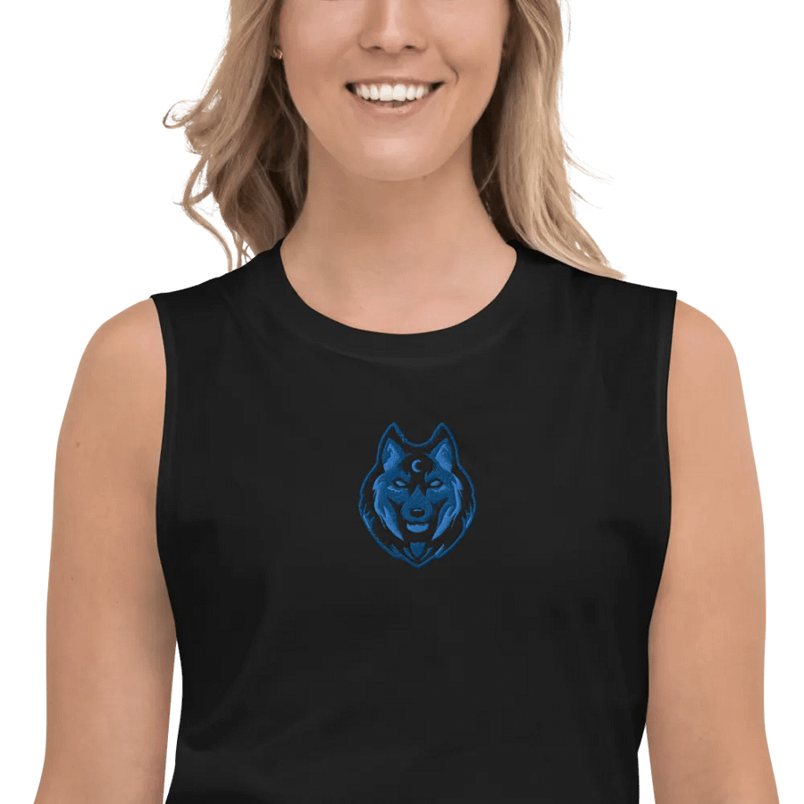 Lunar Wolf Muscle Tank product image (8)