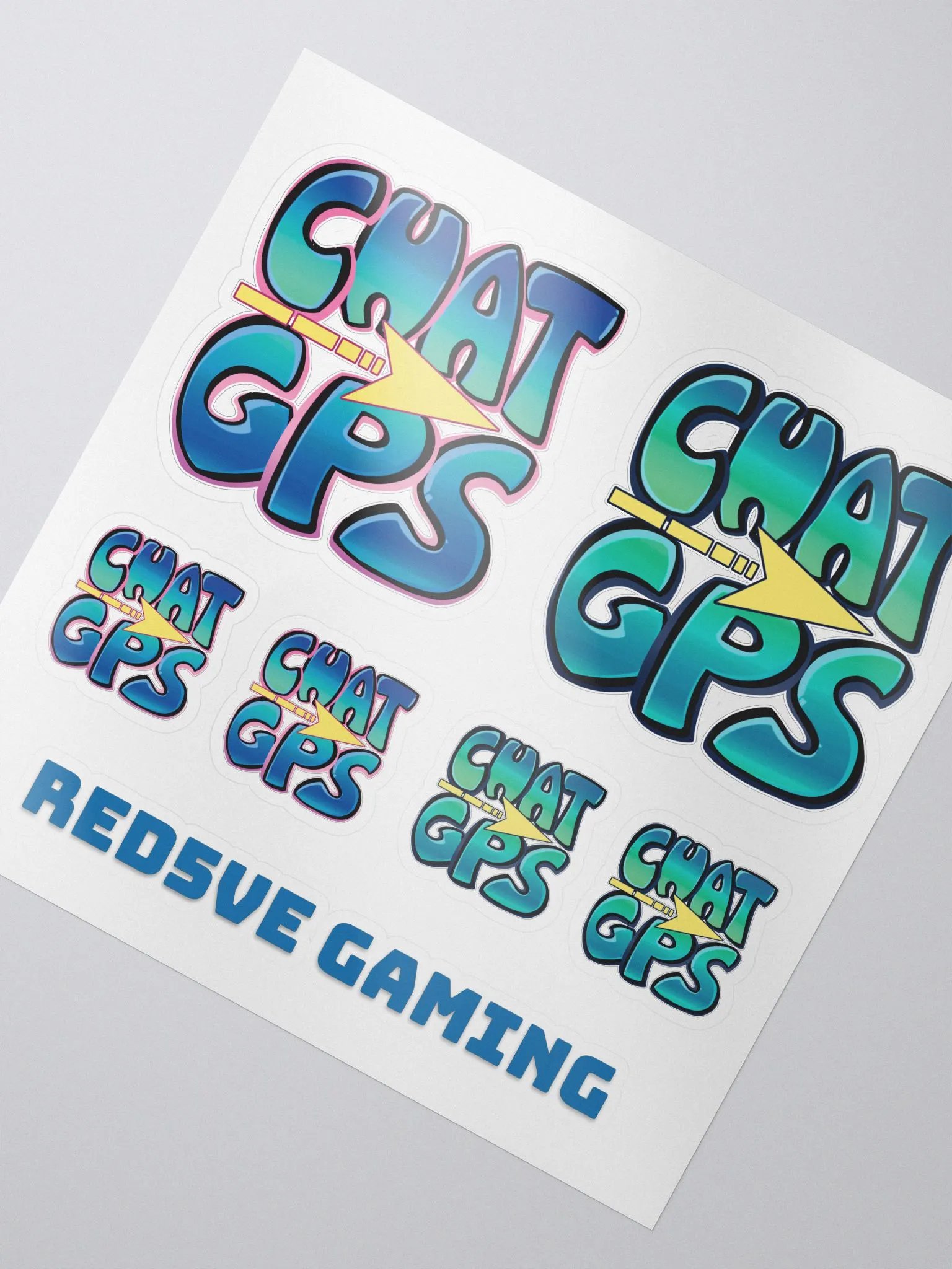 Red5ve Gaming ChatGPS Sticker Set 1 product image (2)