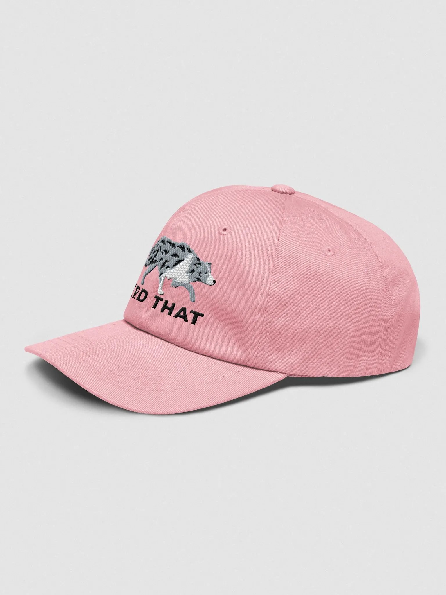 I Herd That Classic Dad Hat(Embroidered) of a Border Collie(Blue Merle) product image (31)