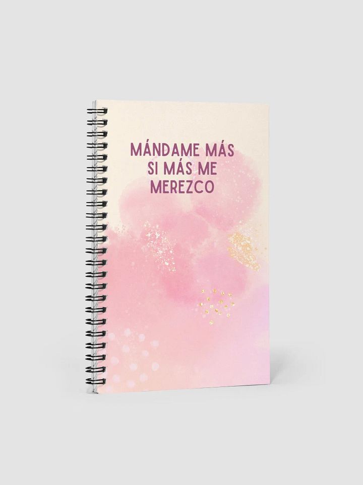 Libreta Mándame Más Si Más Me Merezco product image (1)