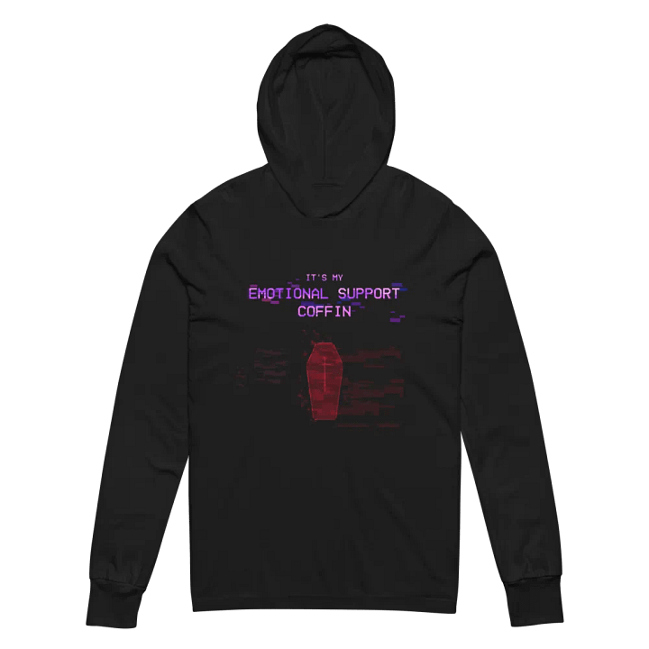 Emotional Support Coffin Light Hoodie product image (2)