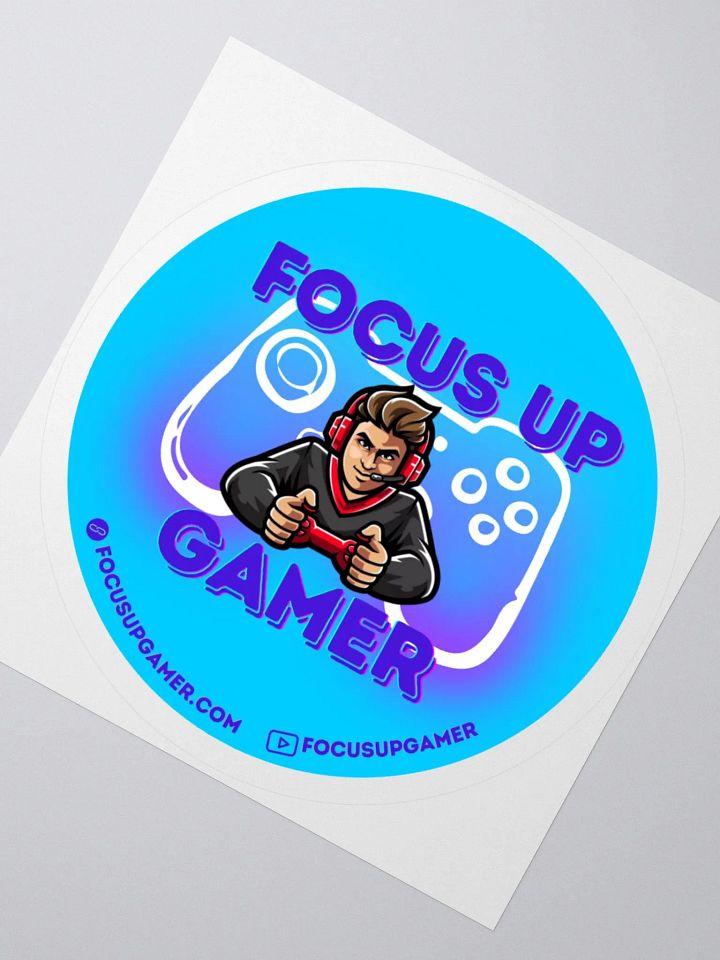 Focus Up Gamer Full Color Sticker product image (5)