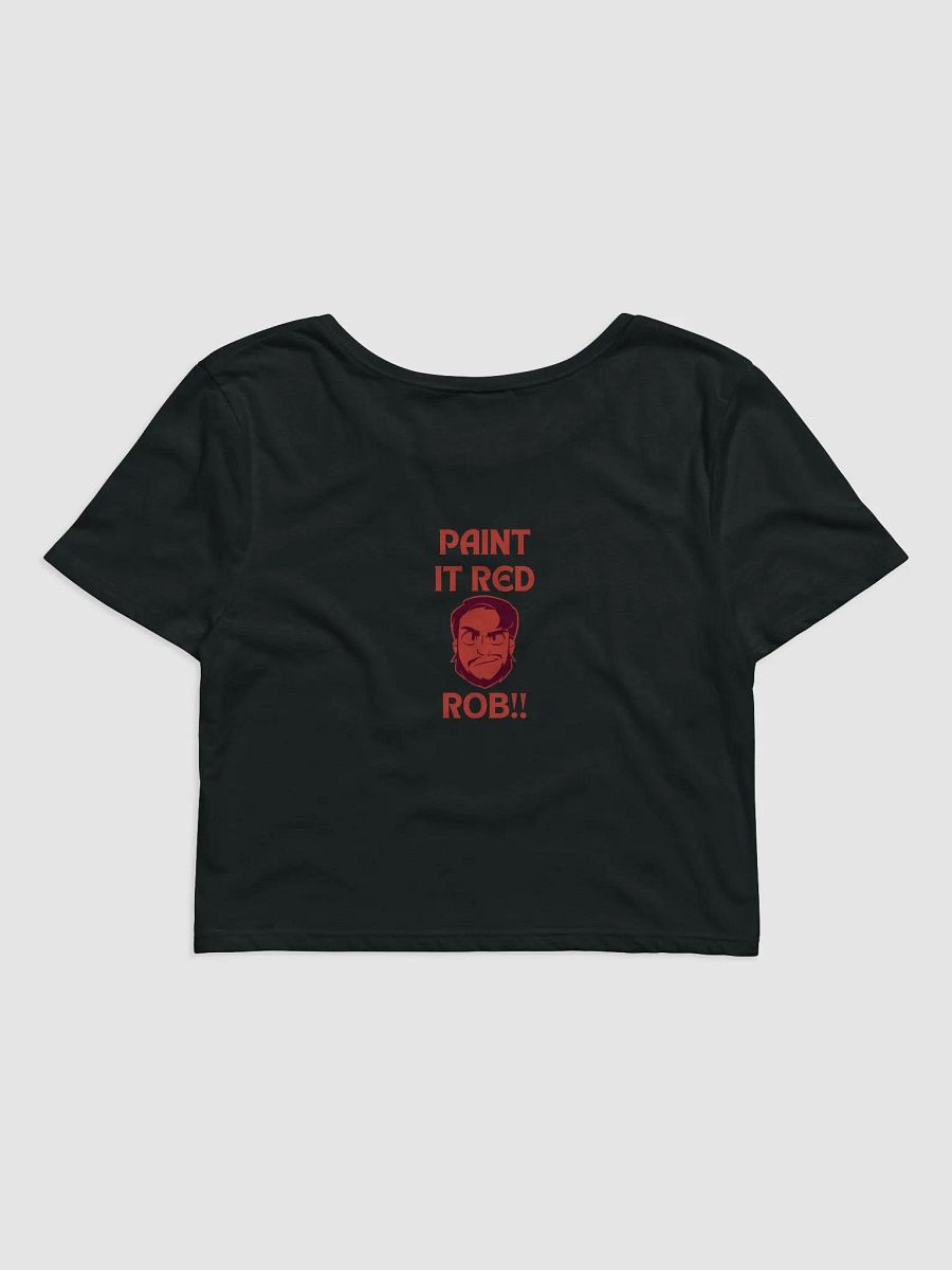 Red Rob Logo Women's Crop Baby Tee product image (8)