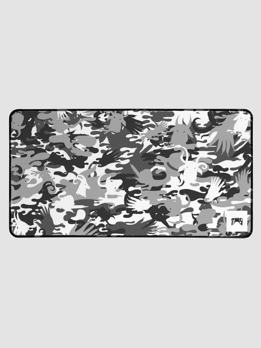 "Grey Camo" Logo Desk Mat product image (1)