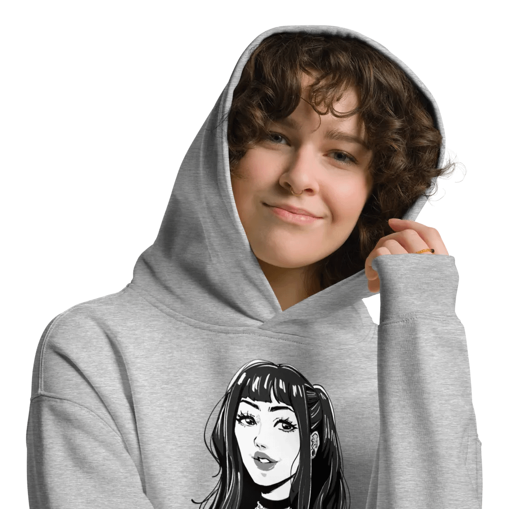 Maplemomo Portrait Oversized Hoodie product image (39)