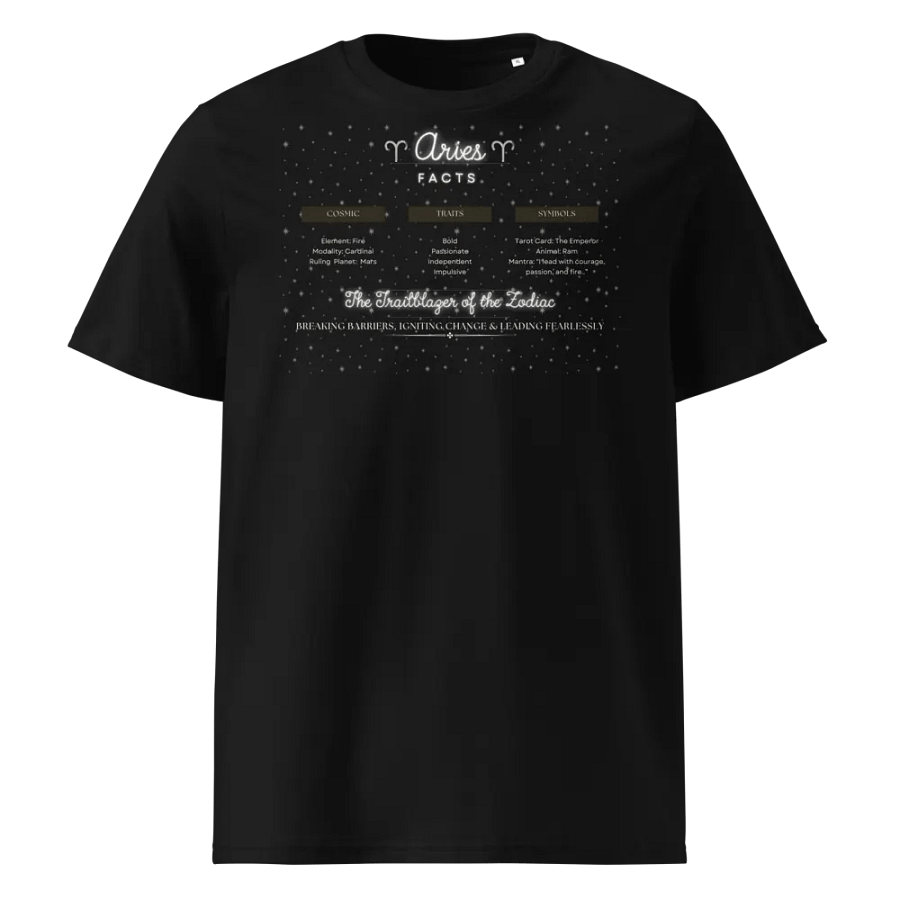 Aries 2025, Attributes, Black Tee product image (1)