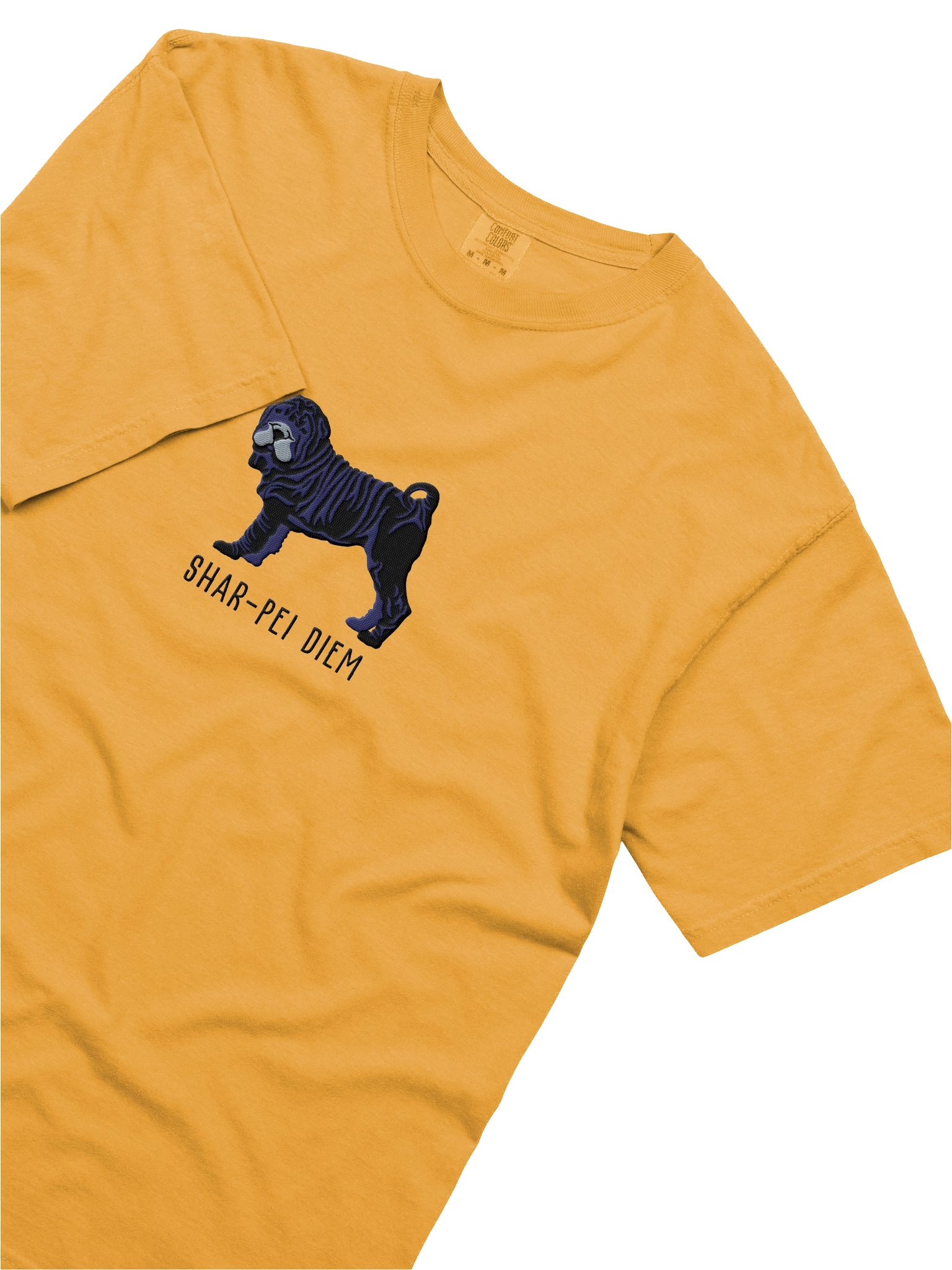 Shar-Pei Diem T-Shirt(Embroidered) of a Chinese Shar-Pei(Black) product image (25)