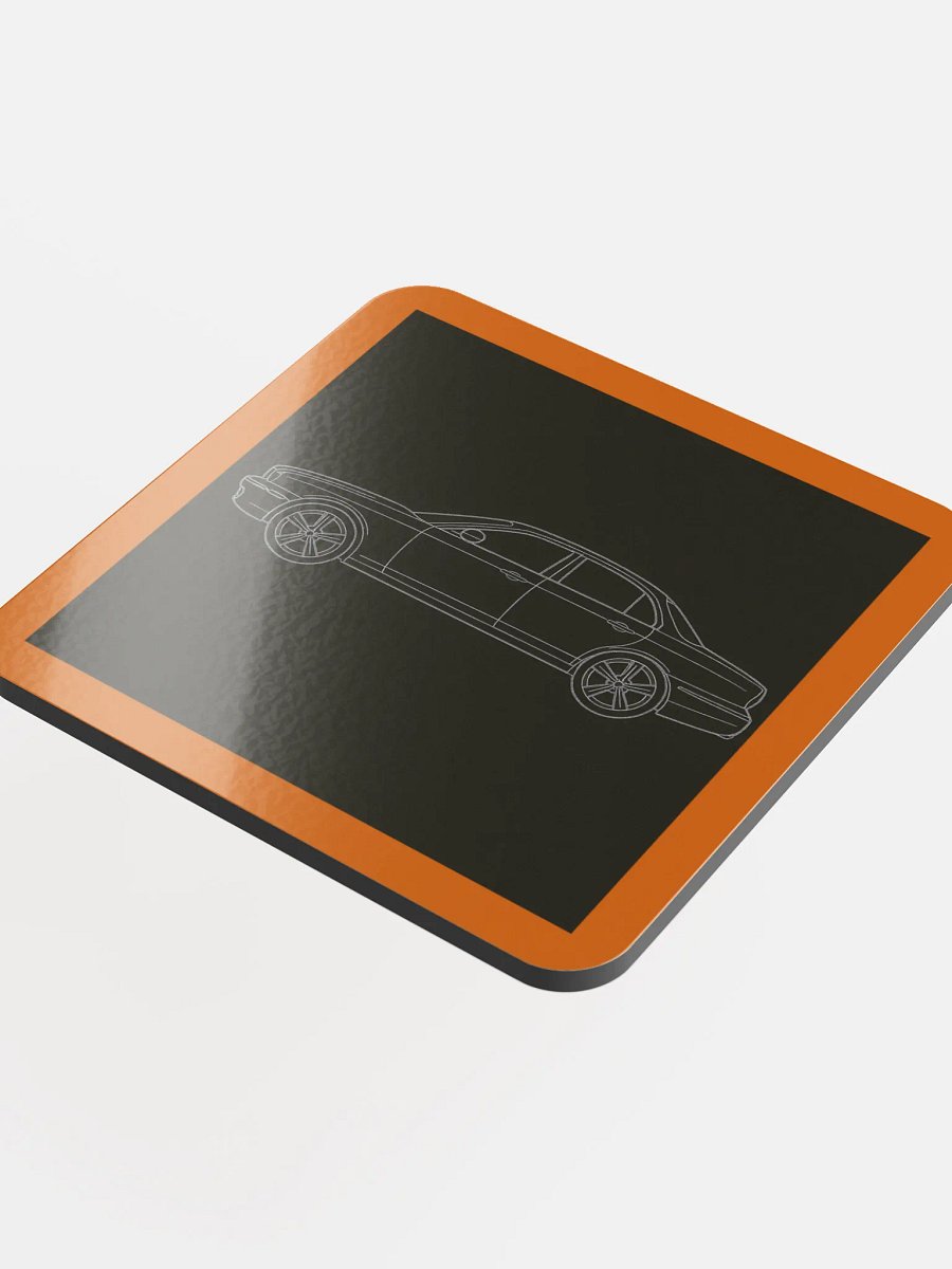 Too Old Classics Jaguar X356 Cork Coaster 4-Piece Set product image (4)