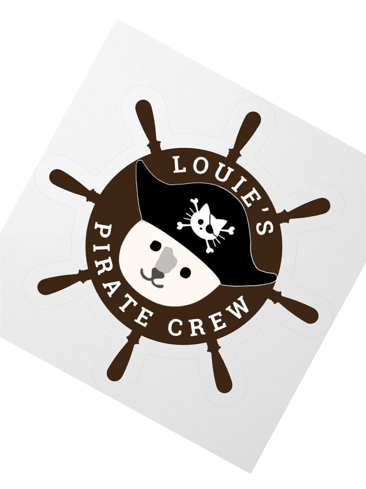 Pirate Crew Sticker White Border product image (2)