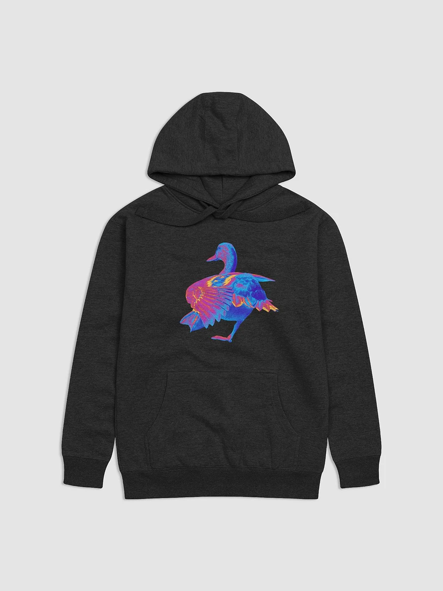 Funky Neon Pink and Blue Duck Pull Over Hoodie product image (4)