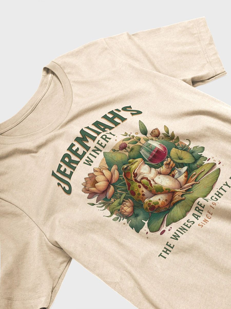 Funny Wine Lover Jeremiah's Winery Bullfrog T-shirt product image (18)