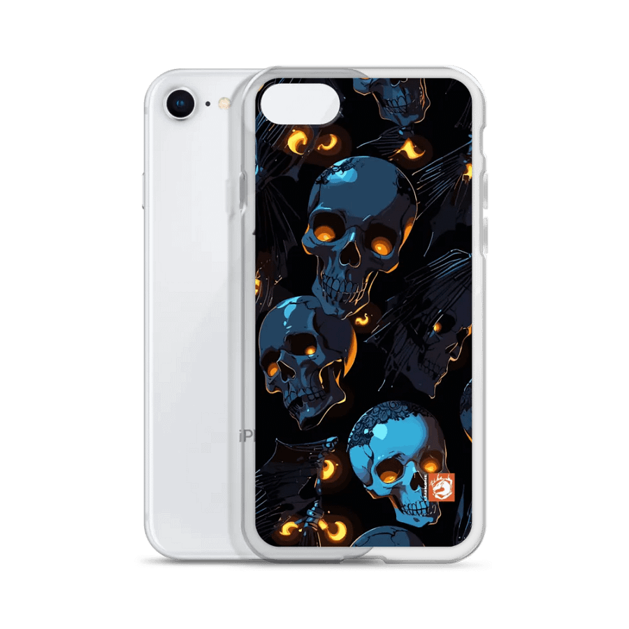 Dark Skull Pattern iPhone® Case product image (2)