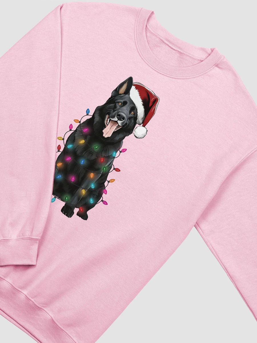 Funny German Shepherd(Black) Christmas Sweatshirt for GSD Paw-rents product image (14)