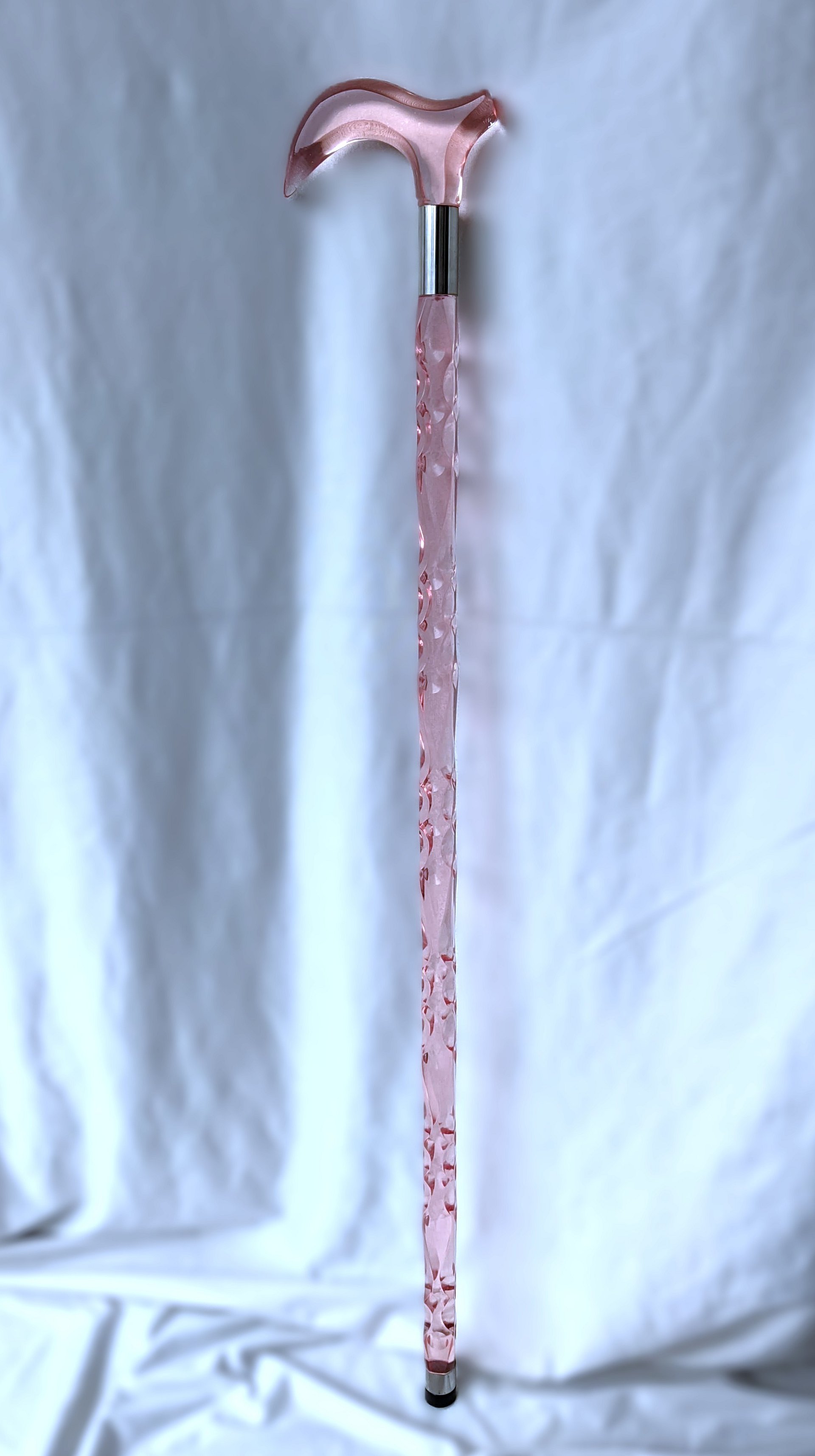 Luxury Clear Crystal Acrylic Walking Stick for Women | Elegant Transparent Cane for Seniors & Stylish Ladies | Custom Size + Gift Box product image (4)