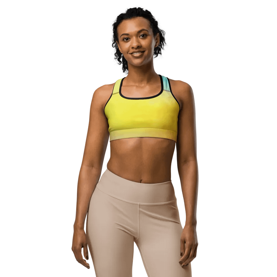 Blur cloud rainbow Design Sports Bra - V9 product image (8)