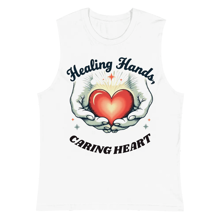 Healing Hands, Caring Heart Muscle Tank product image (2)