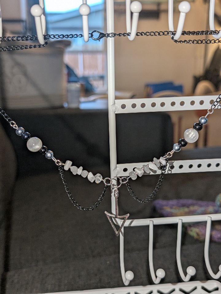 Crystal Necklace with Arrow Charm! product image (2)
