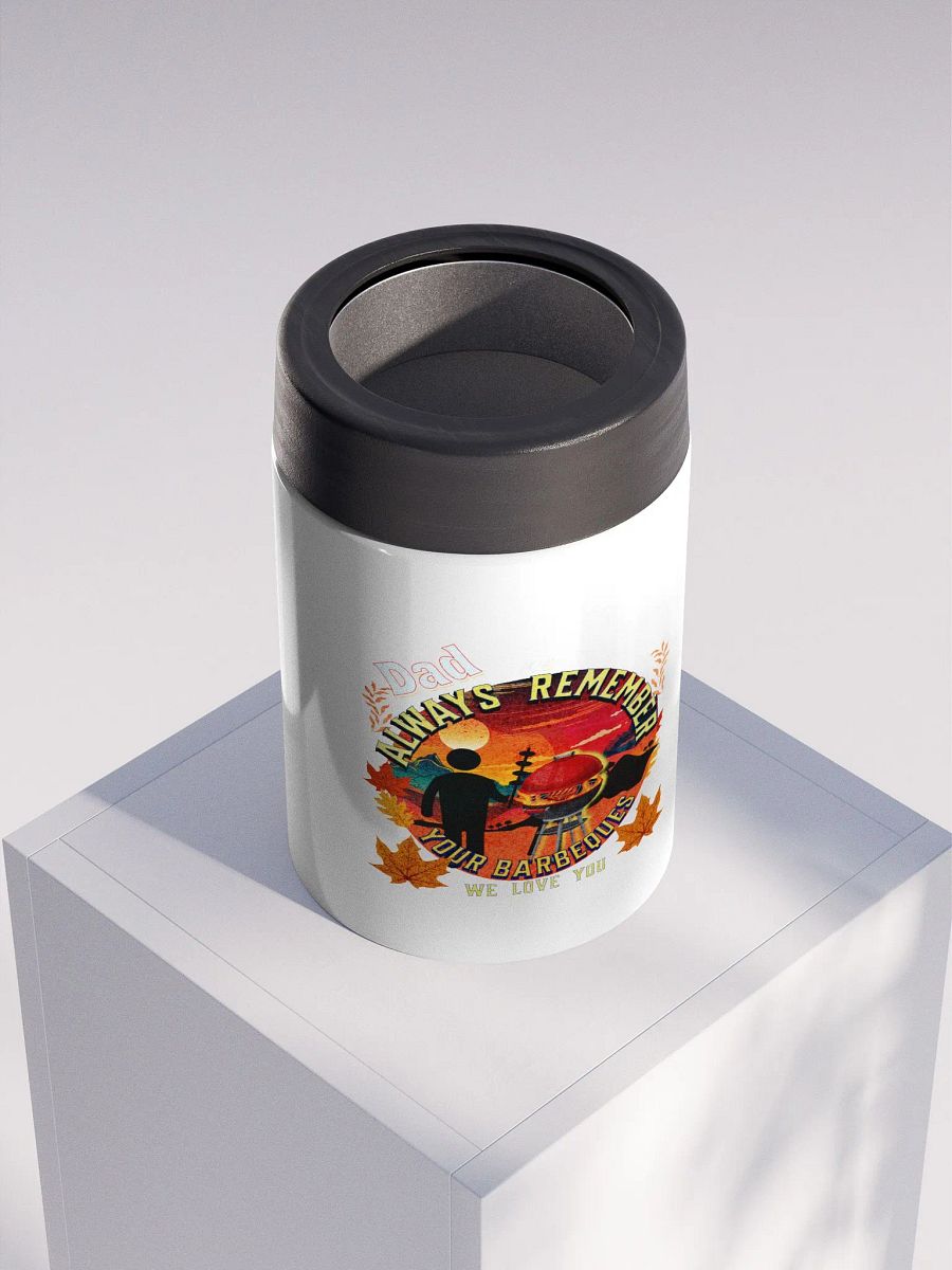 Dad ‘we always remember your Barbecue’  Koozie fathers day gift.  dad always wants to keep his drinks cold. product image (4)