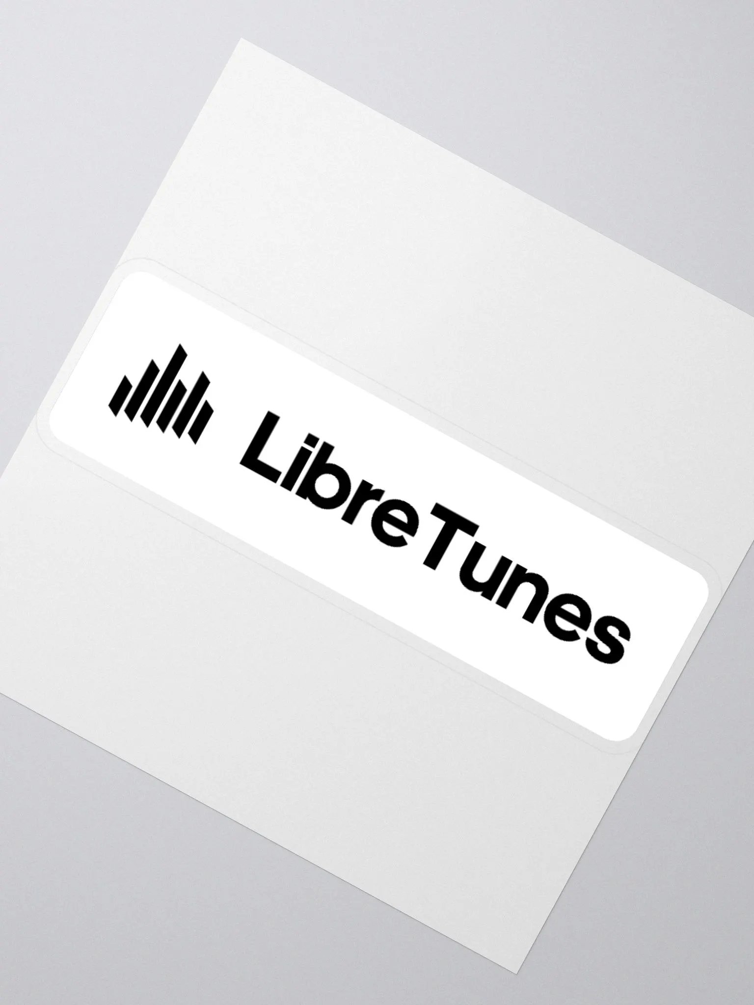 White Premium Record Label Sticker product image (2)