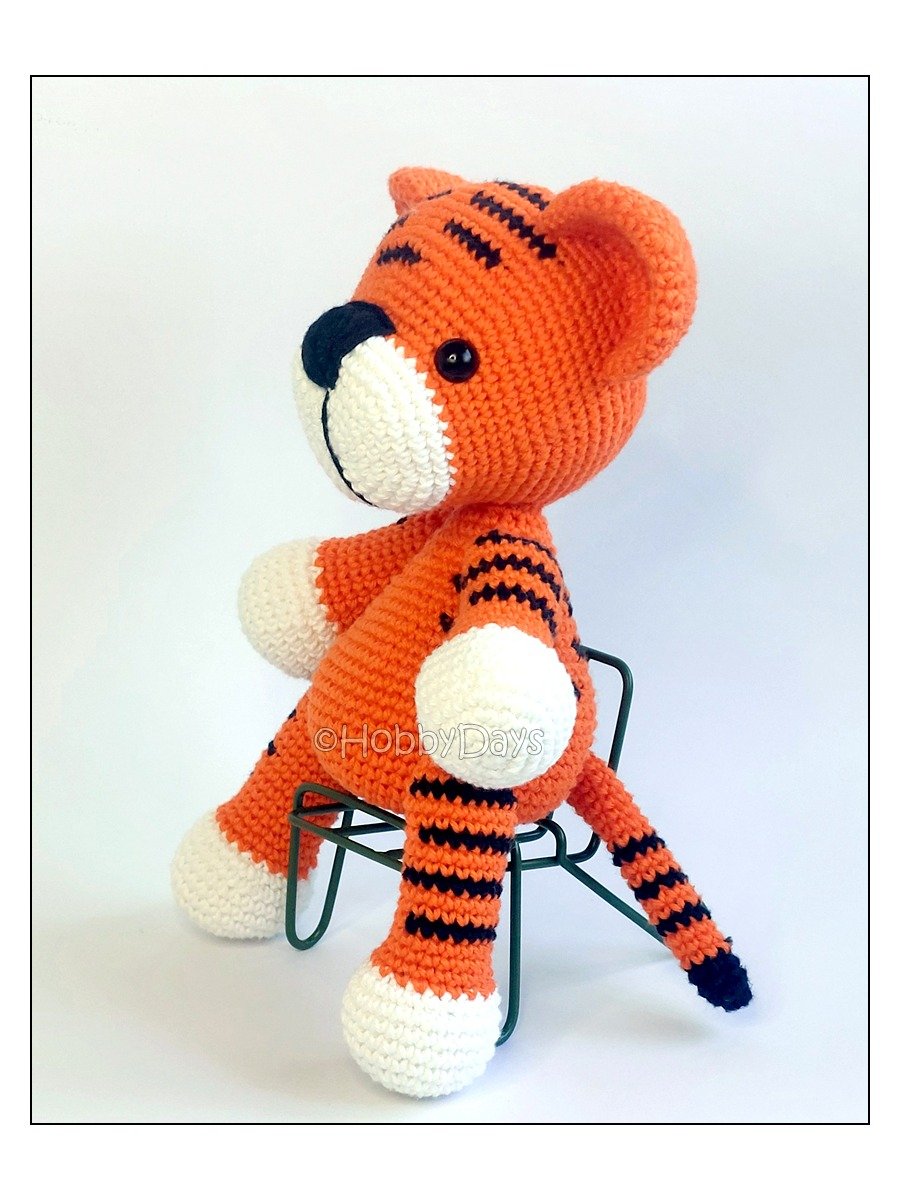 USA PATTERN - Amigurumi Crochet Tiger product image (3)