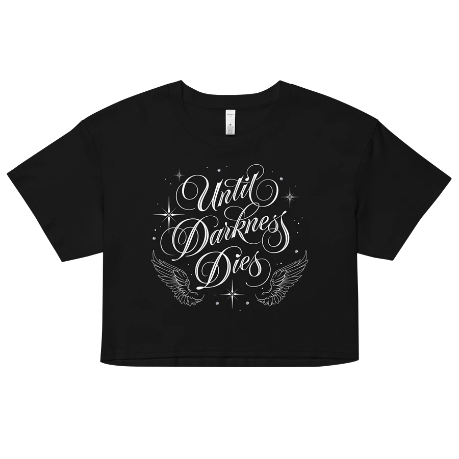 Until Darkness Dies (wings design) Women's Premium Crop Top product image (2)