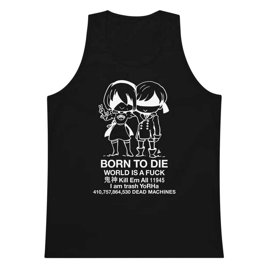 BORN TO DIE - TANKTOP - BLACK product image (6)