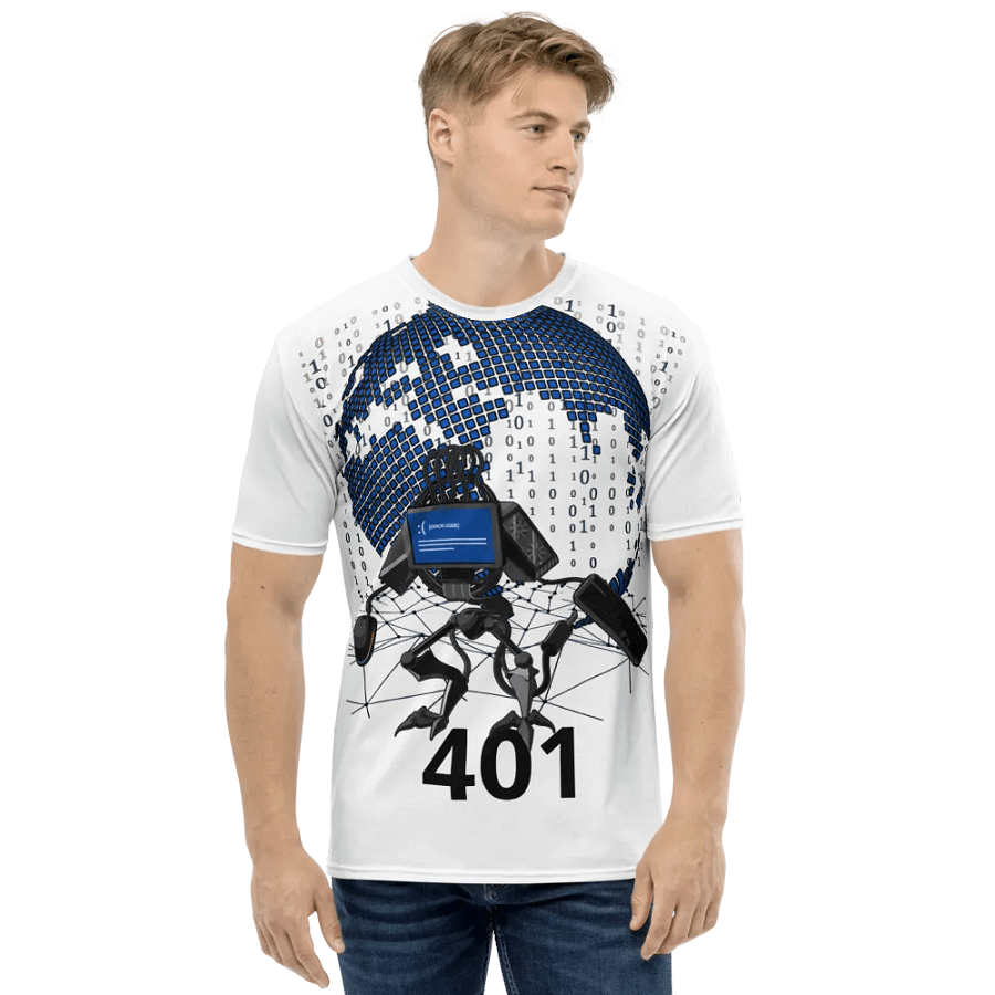 Gamer shirt - Error 401 by StickBoi Ink product image (3)