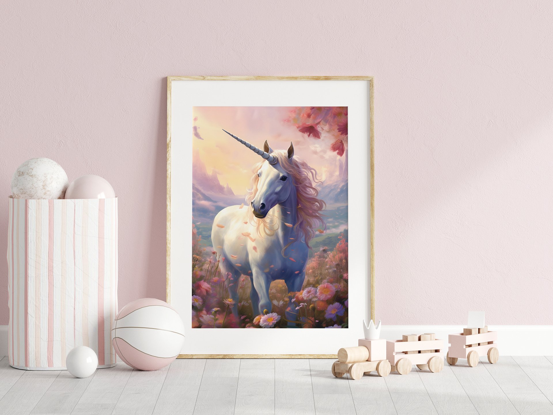 Pink Dreamy Unicorn Print product image (2)