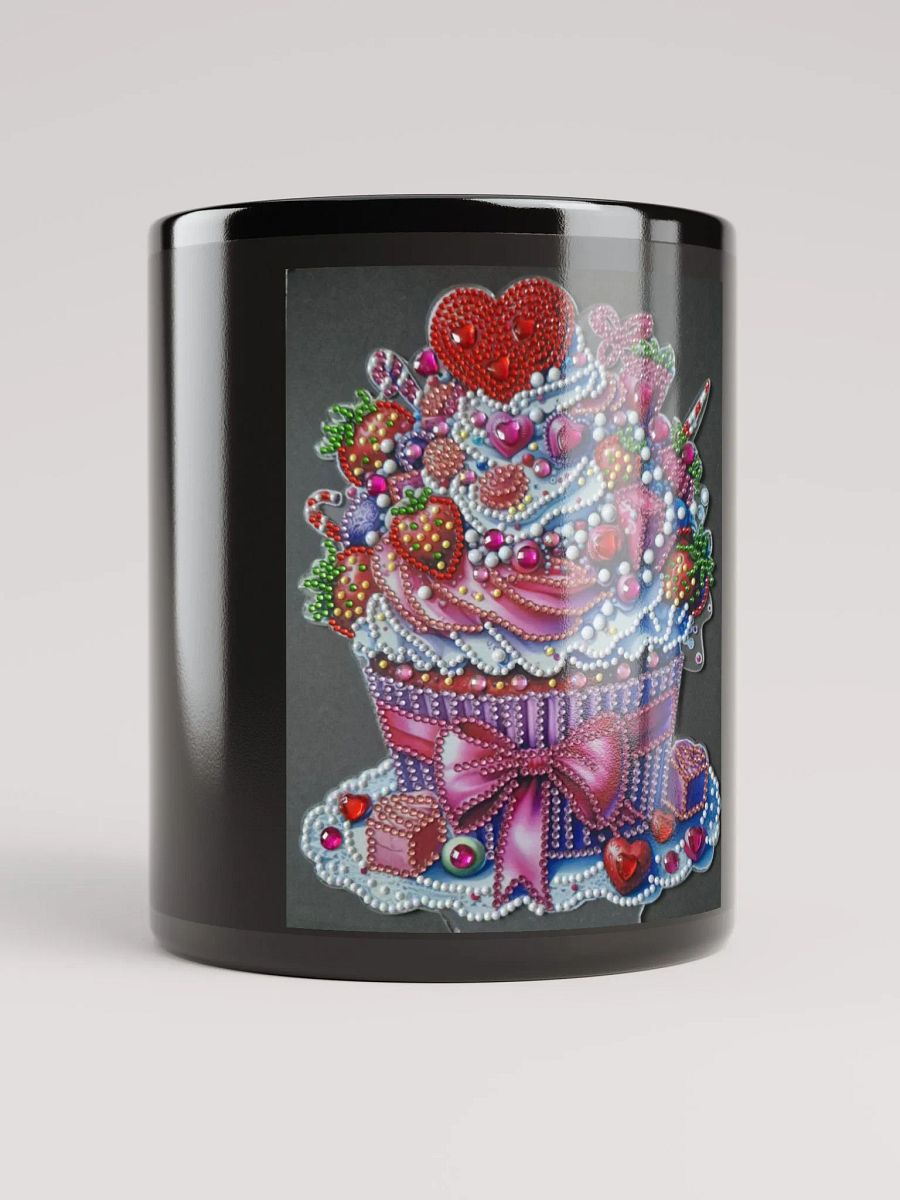 Completed Diamond Paint Cupcake Photo Mug product image (5)