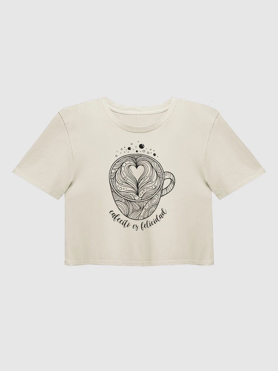 Cafecito Es Felicidad Crop Top product image (1)