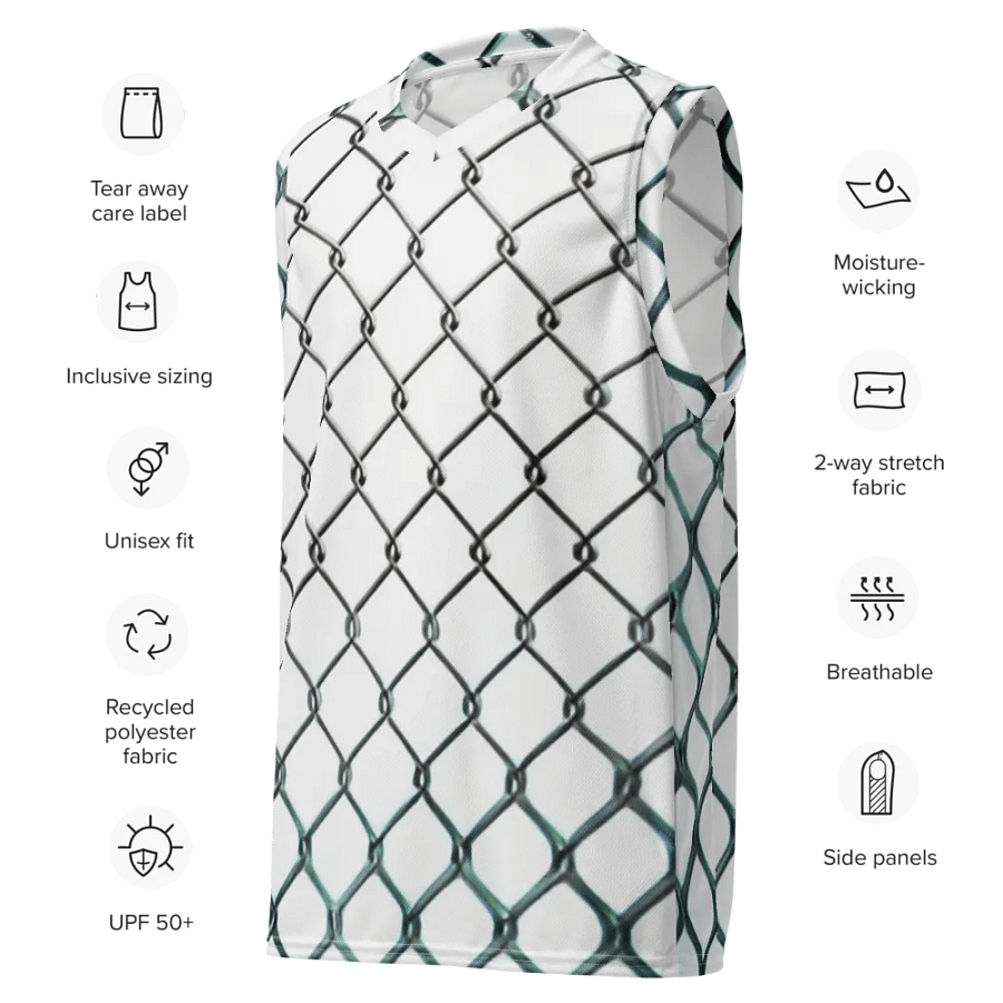 Diamond Mesh Basketball Jersey product image (7)