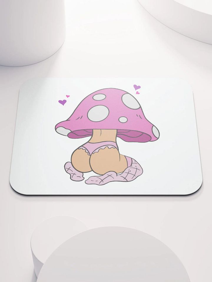 Mushroom Baddie Desk Mat - Pink product image (1)