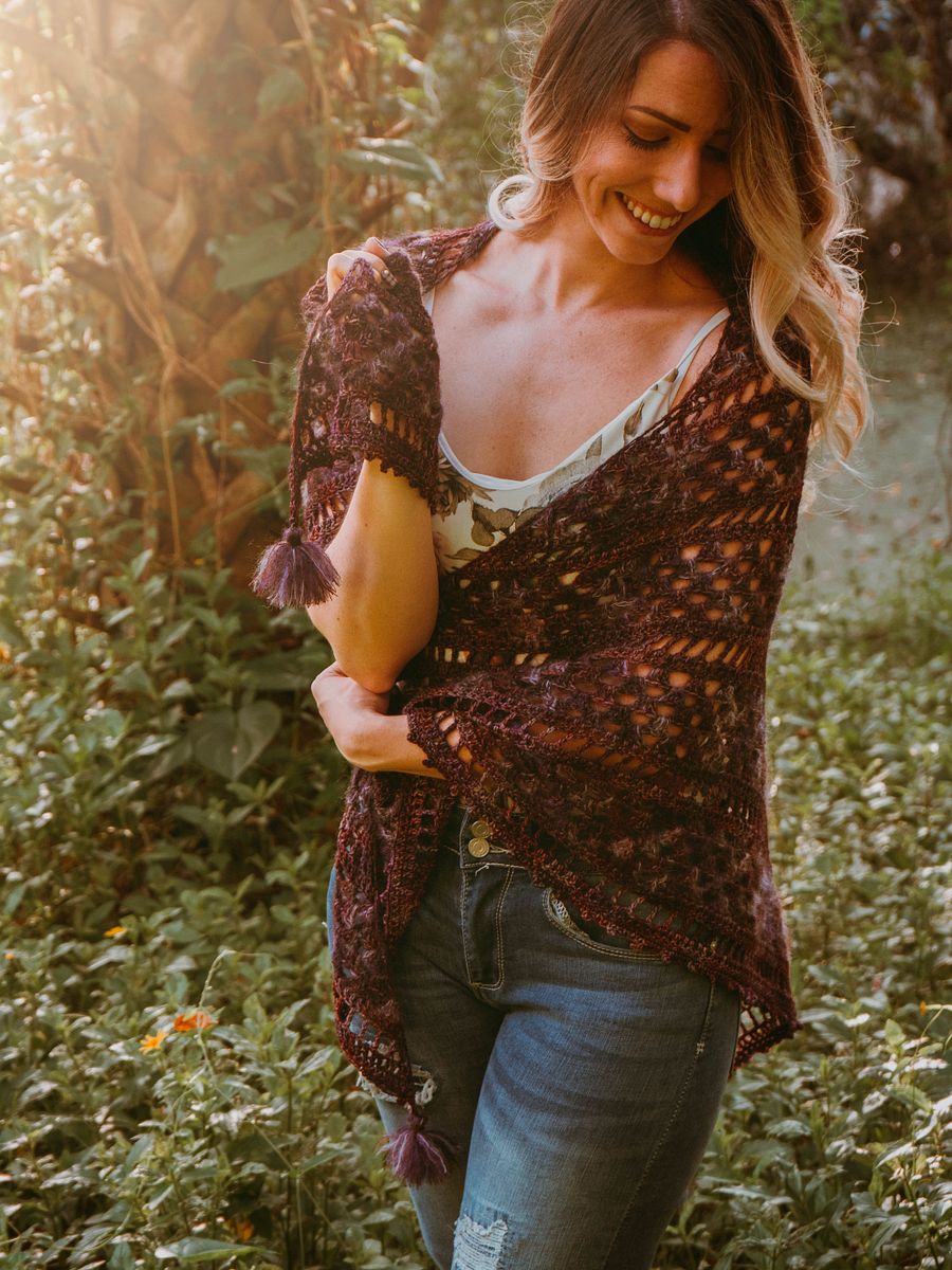 Picot Crochet Shawl Tutorial Video product image (6)